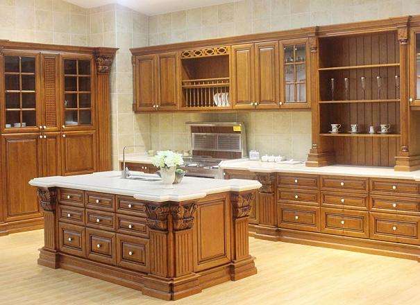 實木型不銹鋼整體櫥柜